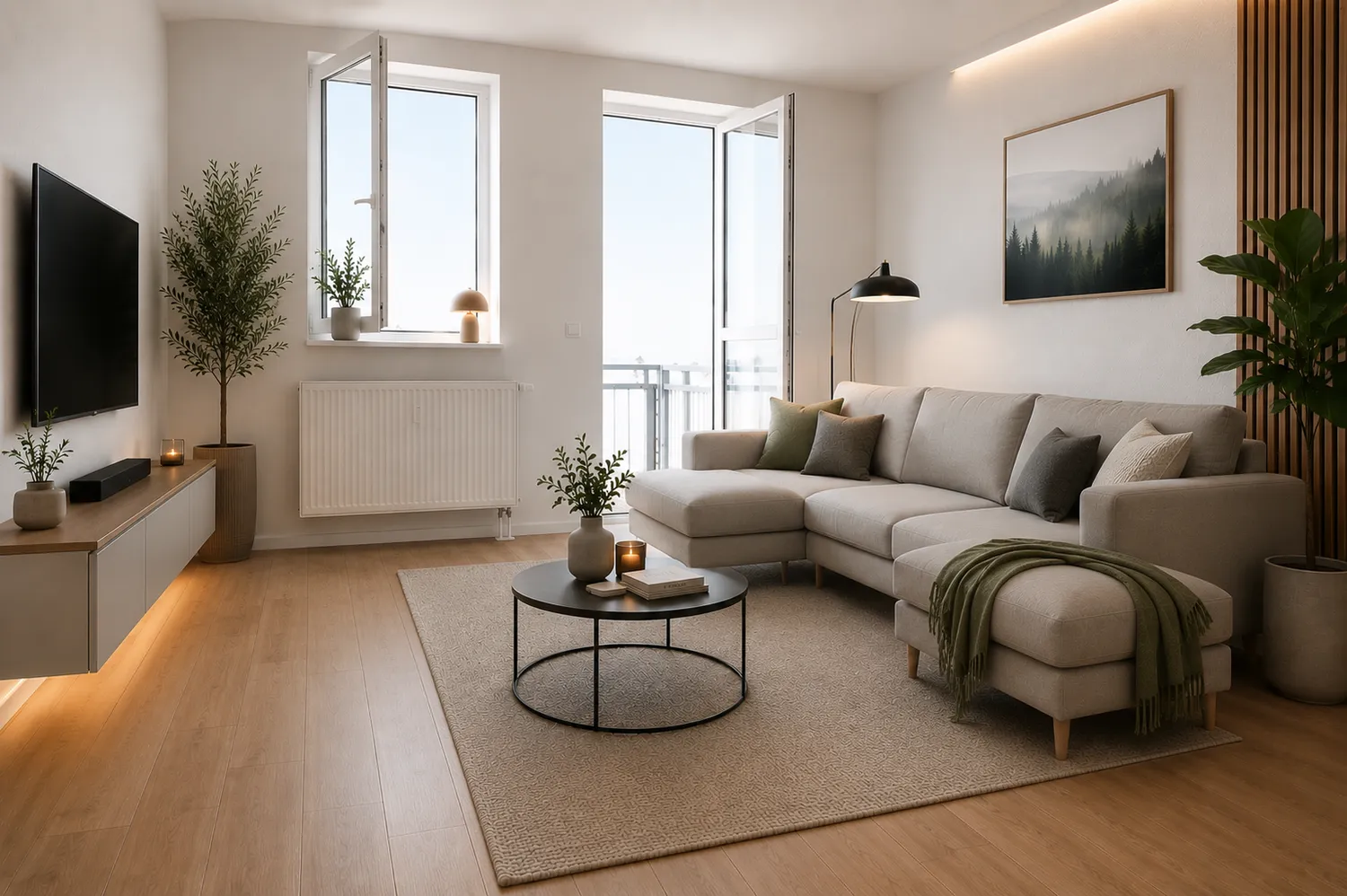 2 room apartment with 57 m² in Magdeburg – Photo 1