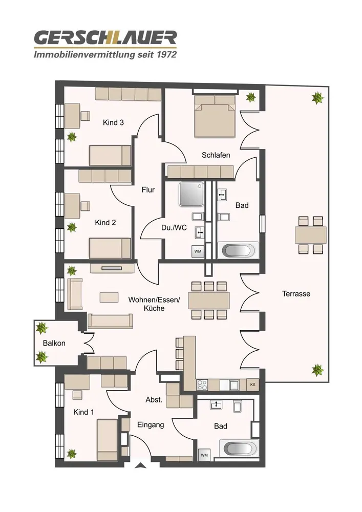 5 Zimmer Wohnung mit 155 m² in München – Bild 1