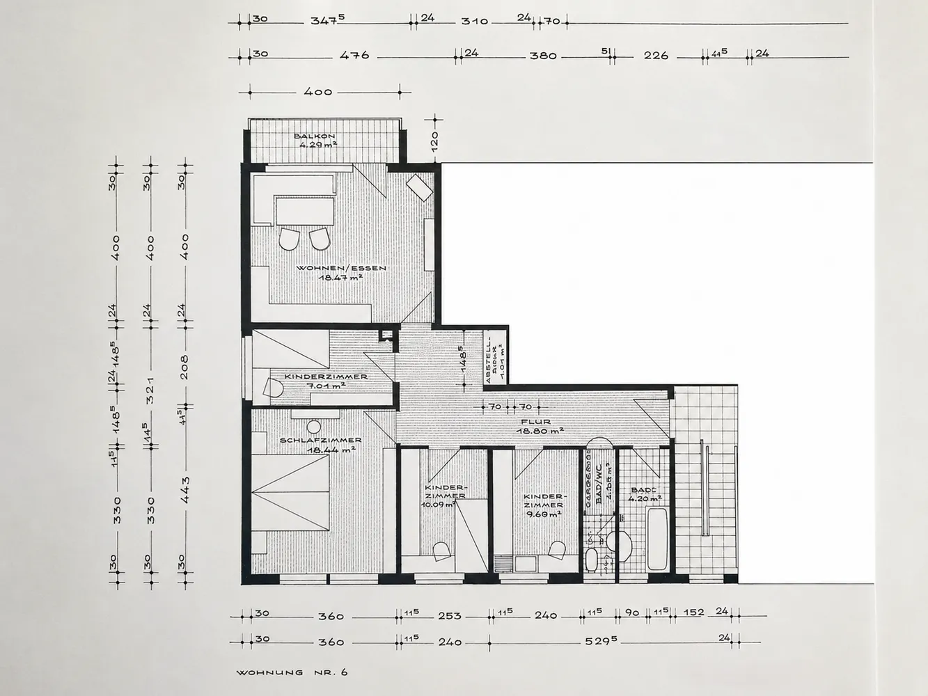 4 Zimmer Wohnung mit 82 m² in Bielefeld – Bild 1