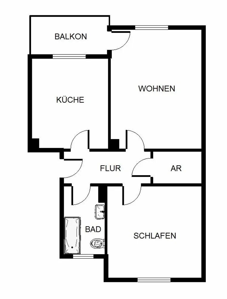 3 Zimmer Wohnung mit 52 m² in Gelsenkirchen – Bild 7