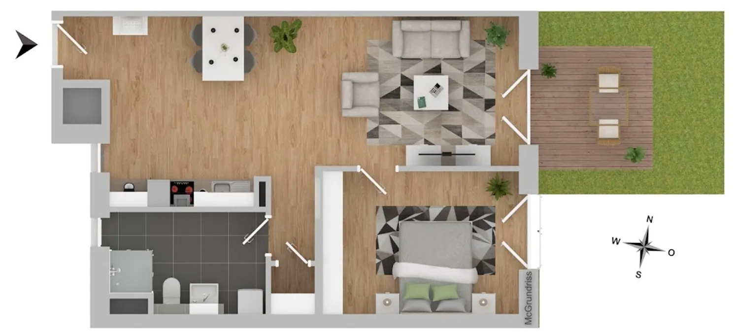 2 Zimmer Wohnung mit 57 m² in Frankfurt am Main – Bild 10