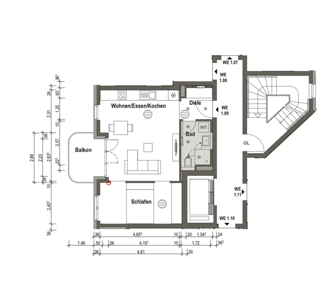 2 room apartment with 46 m² in Berlin – Photo 5