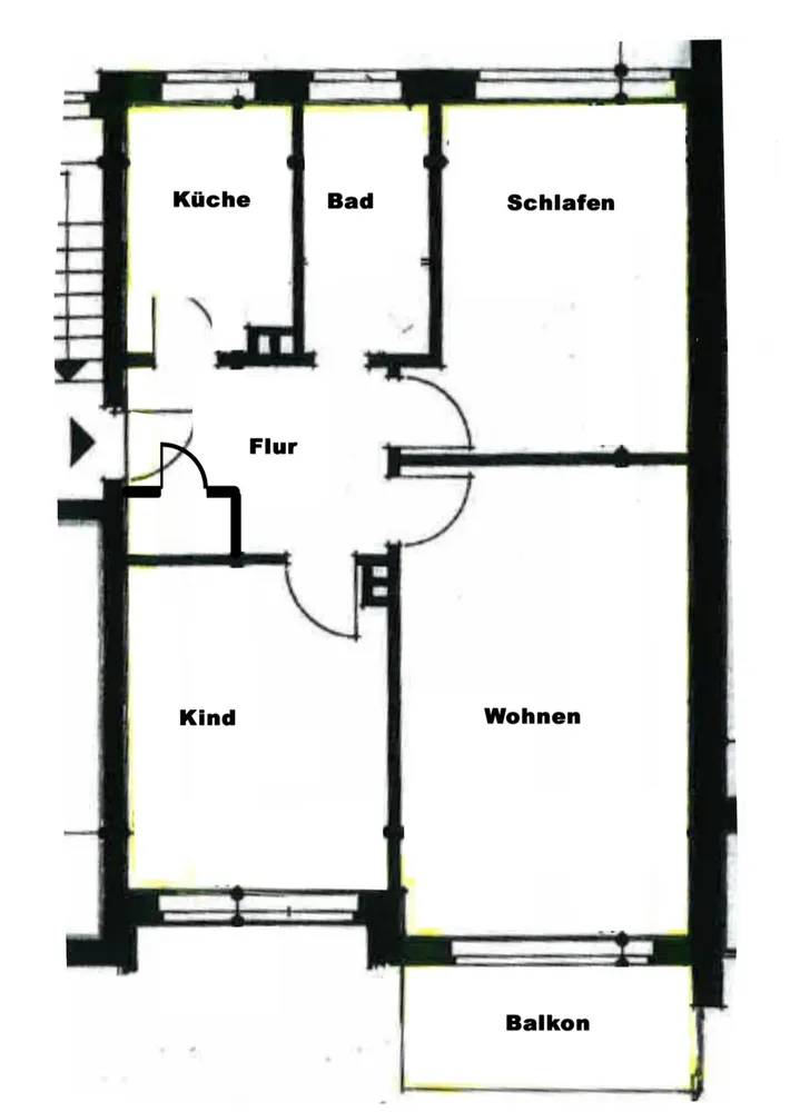 3 Zimmer Wohnung mit 74 m² in Hamburg – Bild 1