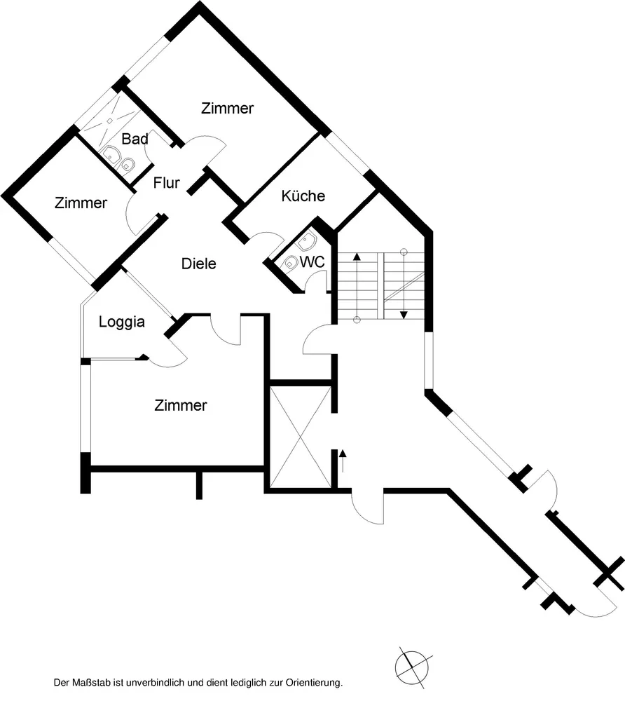 3 Zimmer Wohnung mit 72 m² in Bielefeld – Bild 1