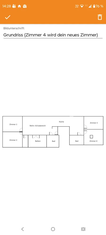 1 Zimmer Wohnung mit 104 m² in Karlsruhe – Bild 4