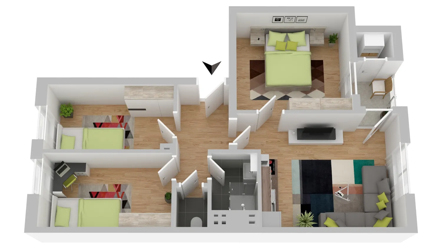 3 Zimmer Wohnung mit 58 m² in Mönchengladbach – Bild 7