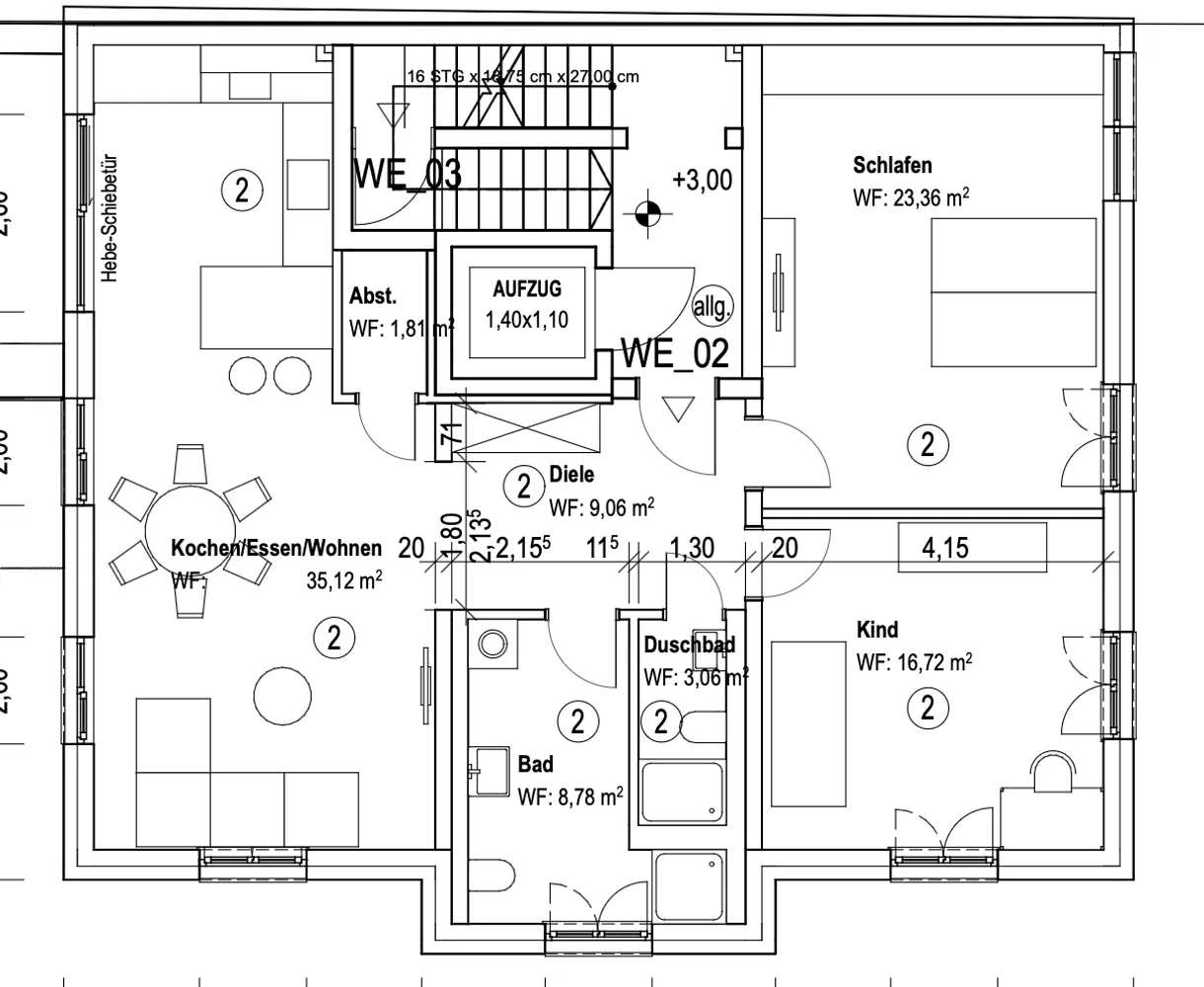 3 Zimmer Wohnung mit 110 m² in Mannheim – Bild 10