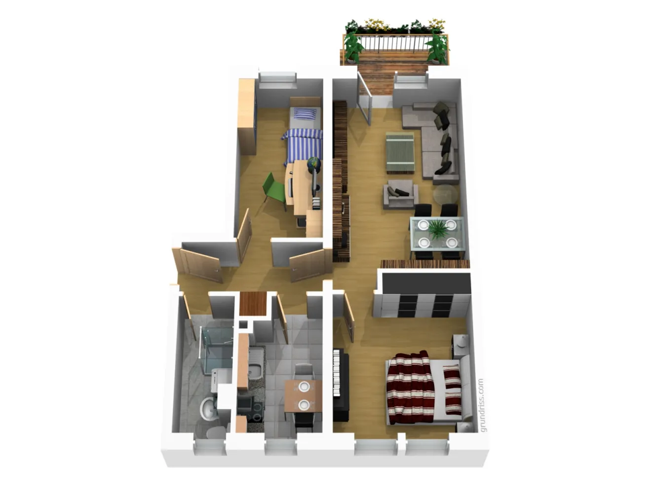 3 room apartment with 59 m² in Magdeburg – Photo 2