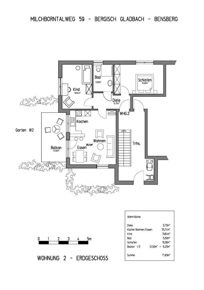 3 Zimmer Wohnung mit 72 m² in Bergisch Gladbach – Bild 4