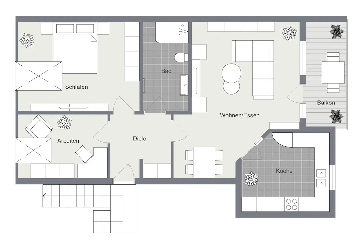 3 Zimmer Wohnung mit 67 m² in Bielefeld – Bild 7