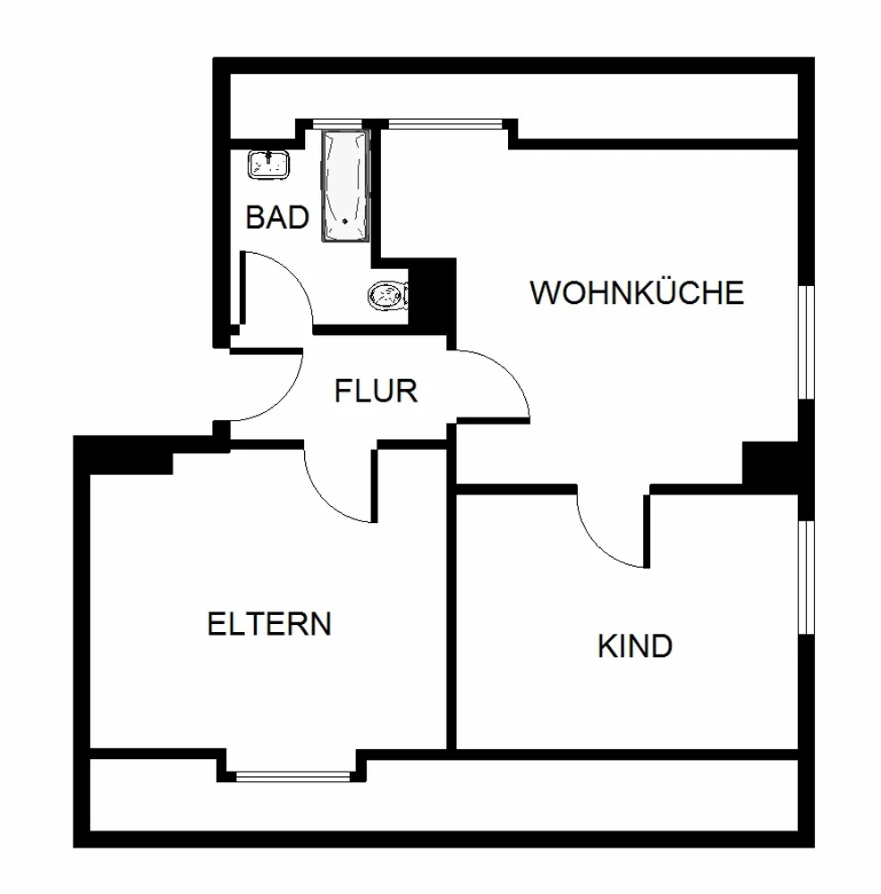 2 Zimmer Wohnung mit 46 m² in Gelsenkirchen – Bild 9