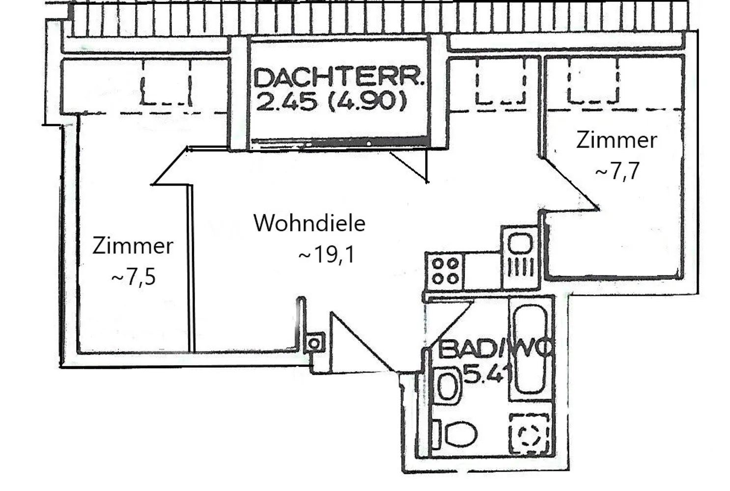 2 Zimmer Wohnung mit 42 m² in Augsburg – Bild 7