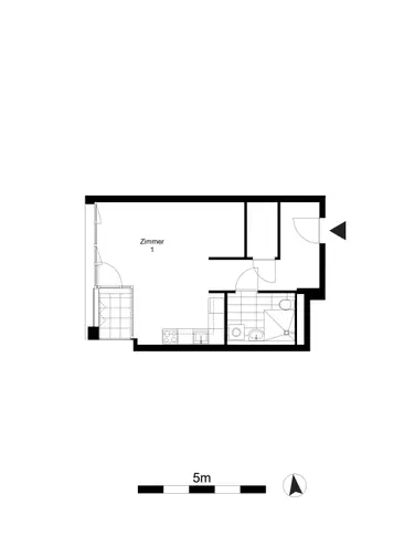 1 Zimmer Wohnung mit 44 m² in Berlin – Bild 3