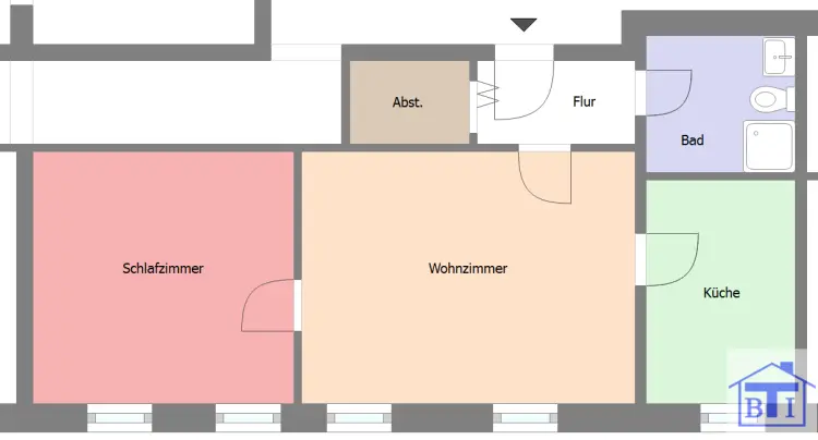 2 Zimmer Wohnung mit 59 m² in Zittau – Bild 5