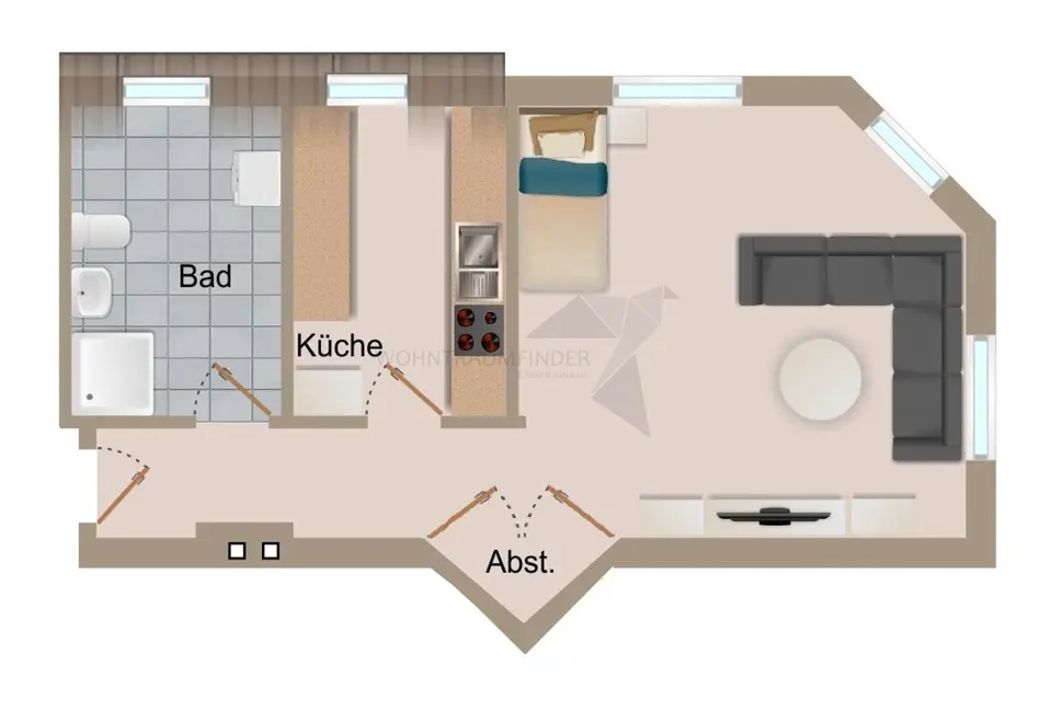 Studio mit 40 m² in Zwickau – Bild 10