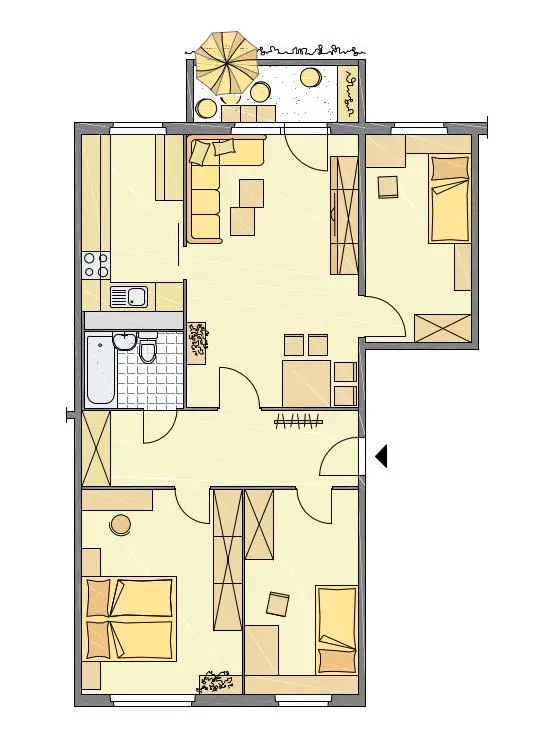 4 room apartment with 79 m² in Gera – Photo 3