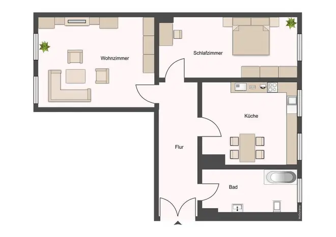 2 room apartment with 65 m² in Chemnitz – Photo 9
