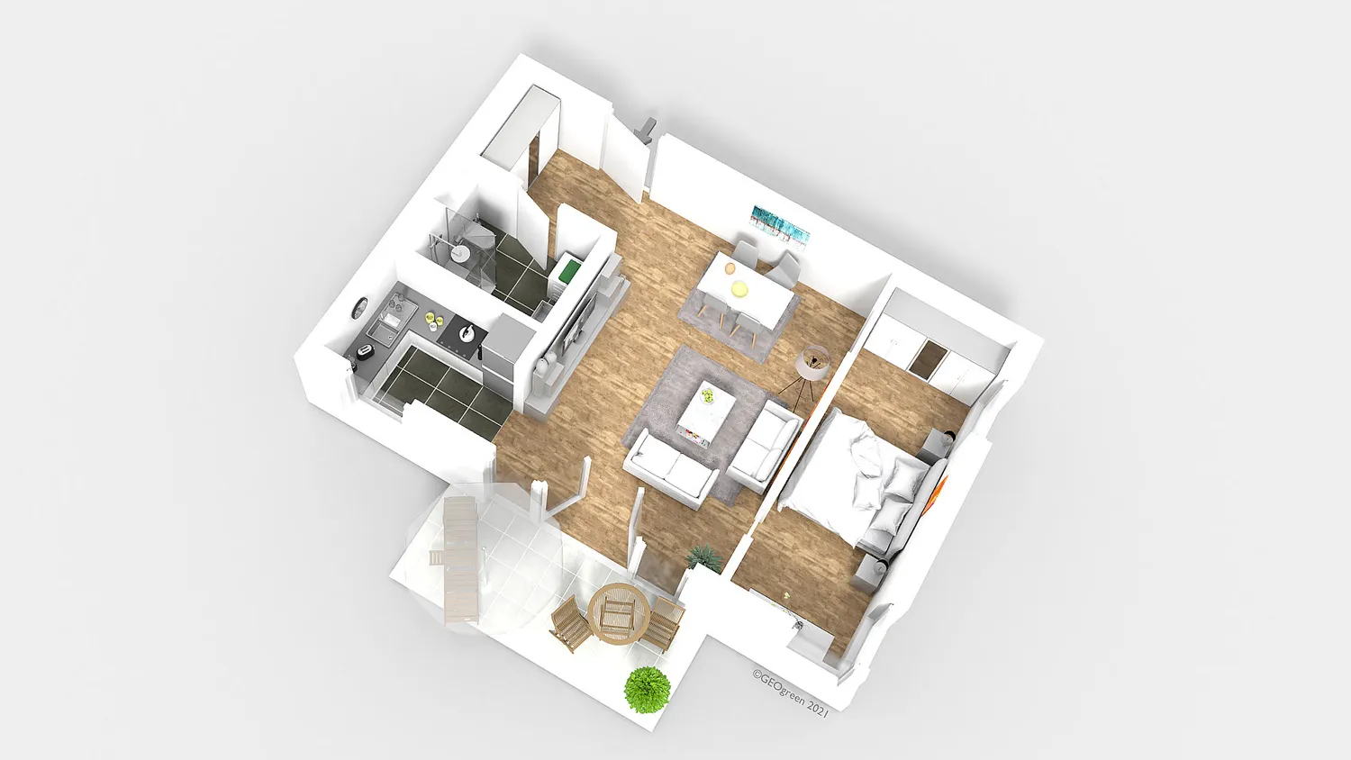 2 Zimmer Wohnung mit 53 m² in Berlin – Bild 9