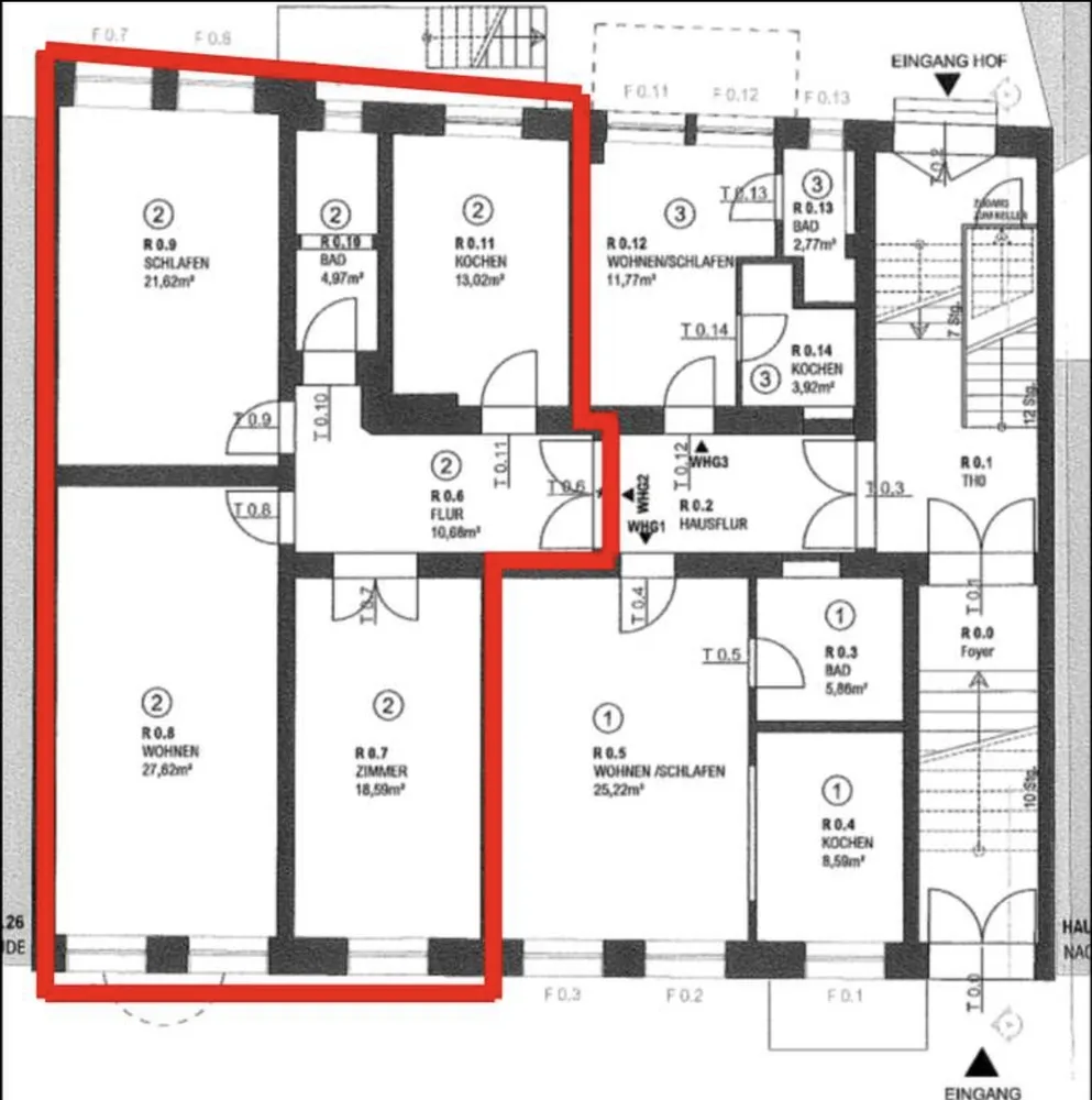 3 Zimmer Wohnung mit 97 m² in Wiesbaden – Bild 12