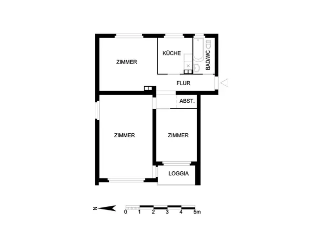 3 room apartment with 73 m² in Berlin – Photo 2