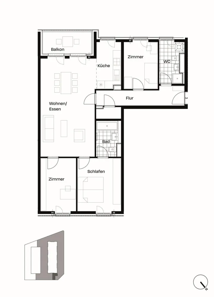 4 Zimmer Wohnung mit 104 m² in Stuttgart – Bild 3