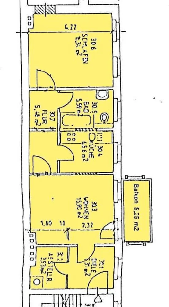 2 Zimmer Wohnung mit 65 m² in Magdeburg – Bild 3