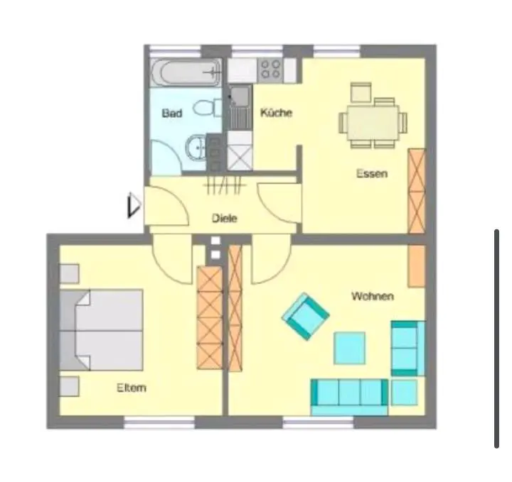 3 Zimmer Wohnung mit 58 m² in Bielefeld – Bild 3