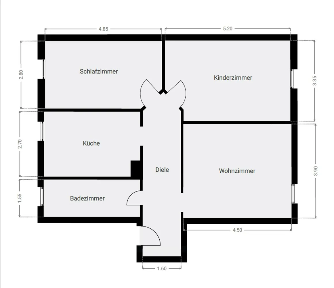 3 Zimmer Wohnung mit 75 m² in Nordhausen – Bild 10