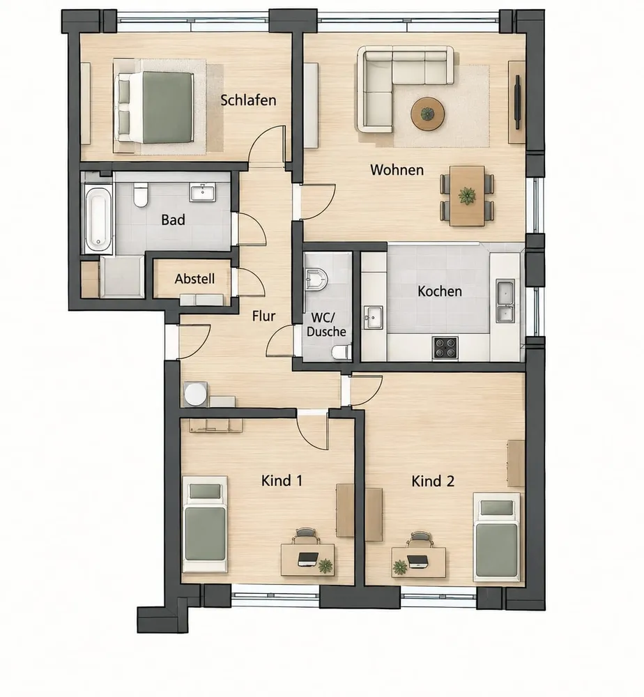 5 Zimmer Wohnung mit 114 m² in Oberhausen – Bild 10
