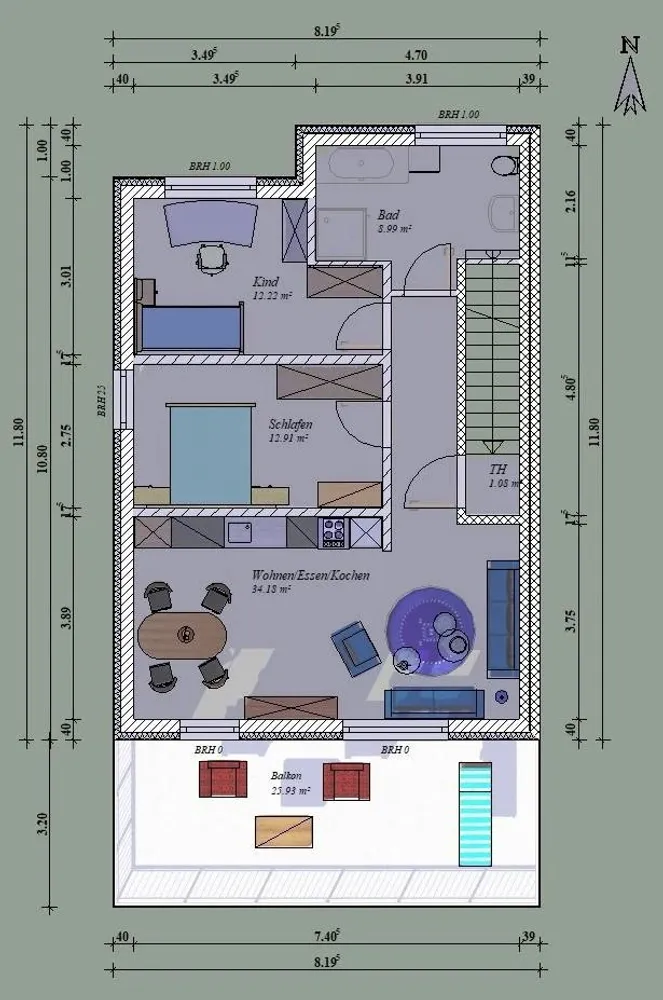 3 Zimmer Wohnung mit 94 m² in Peine – Bild 1