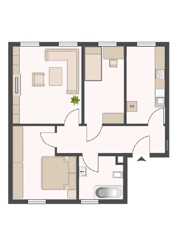 3 Zimmer Wohnung mit 65 m² in Leipzig – Bild 7