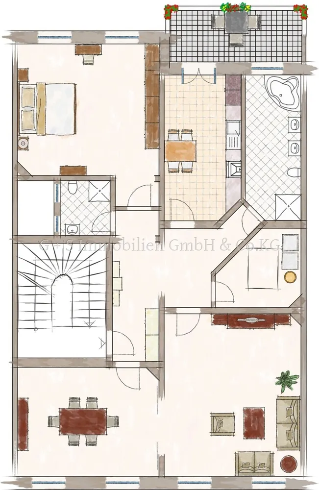 3 Zimmer Wohnung mit 150 m² in Braunschweig – Bild 7