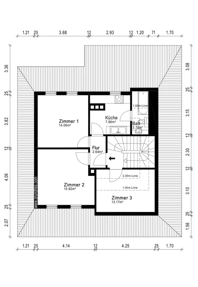 3 Zimmer Wohnung mit 46 m² in Bochum – Bild 10