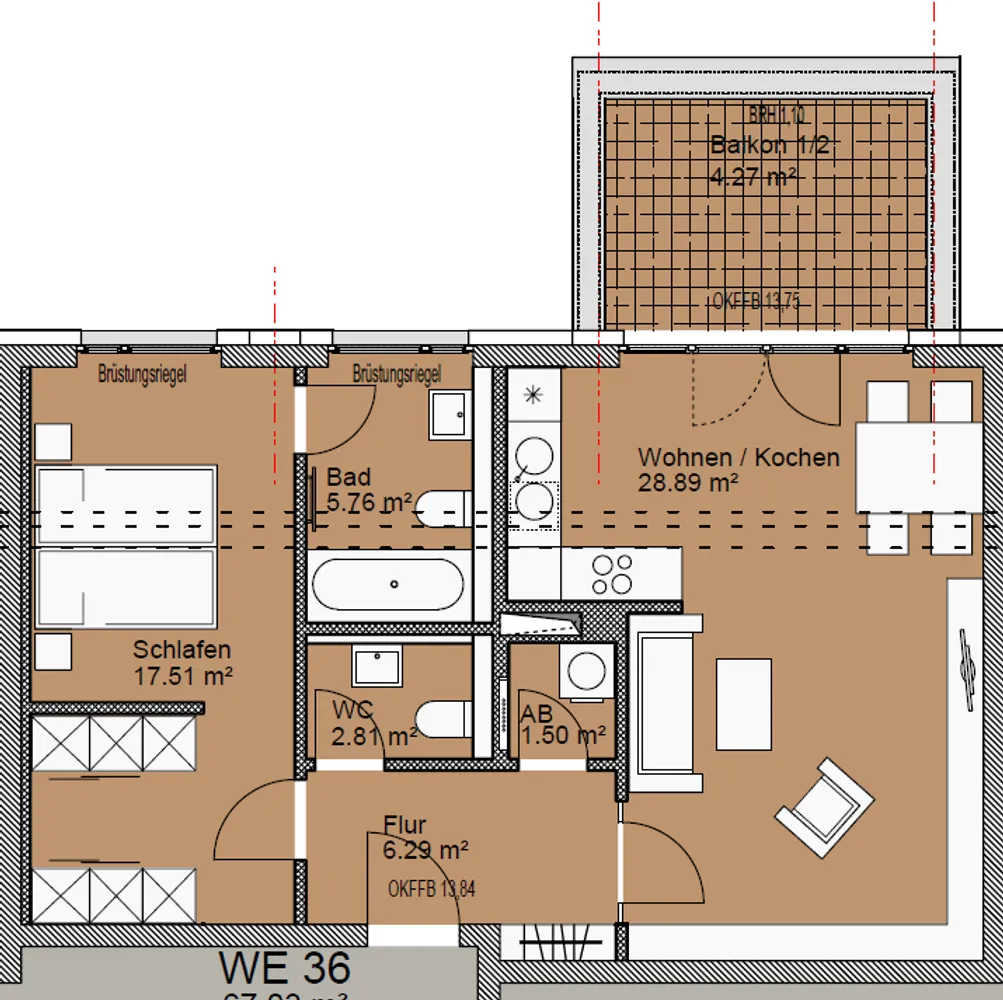 2 Zimmer Wohnung mit 68 m² in Leipzig – Bild 2
