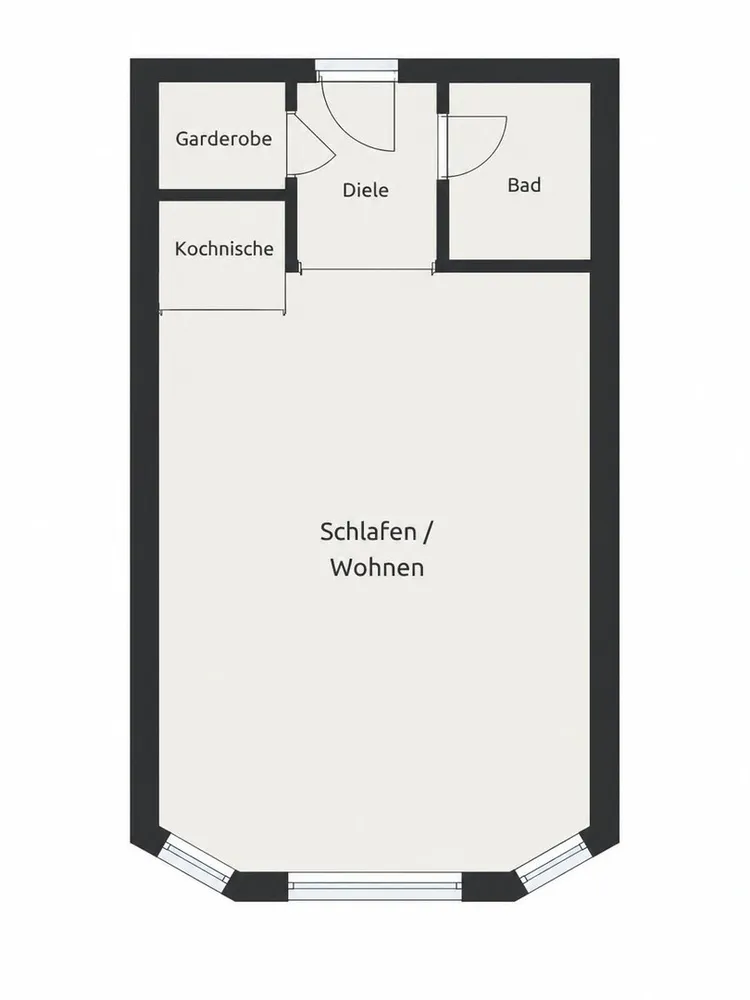 1 Zimmer Wohnung mit 31 m² in Wiesbaden – Bild 4