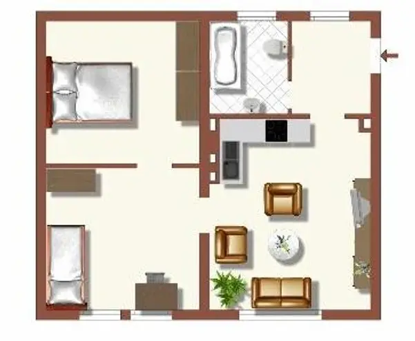 2 Zimmer Wohnung mit 55 m² in Duisburg – Bild 3