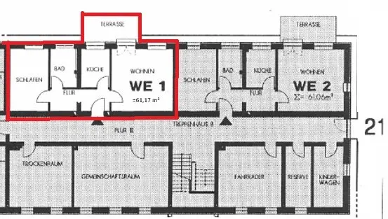 2 Zimmer Wohnung mit 61 m² in Arnsberg – Bild 4