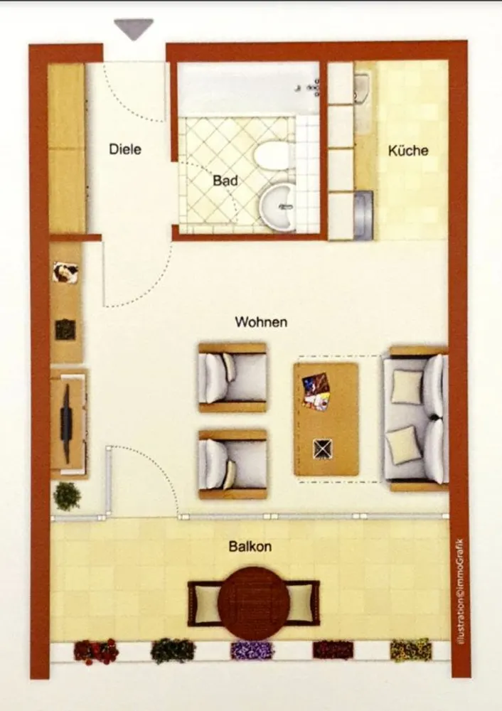1 Zimmer Wohnung mit 30 m² in München – Bild 9