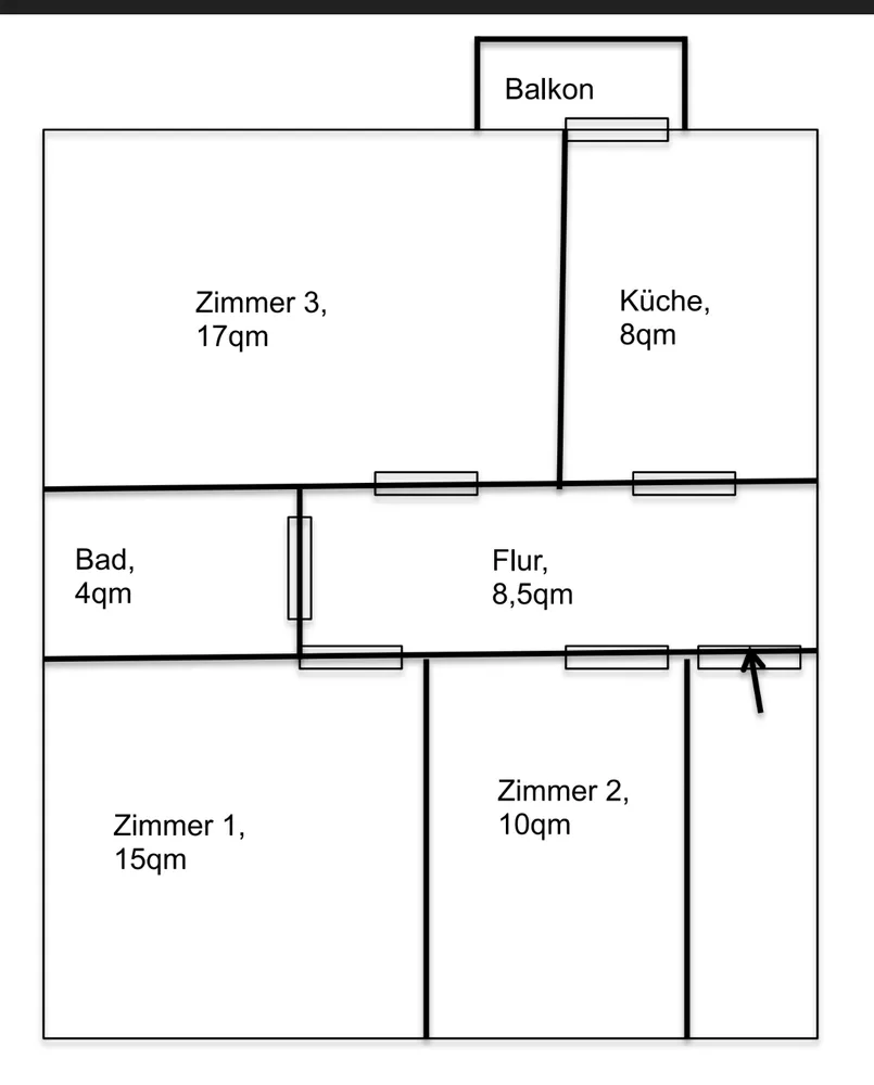3 room apartment with 65 m² in Hanover – Photo 4