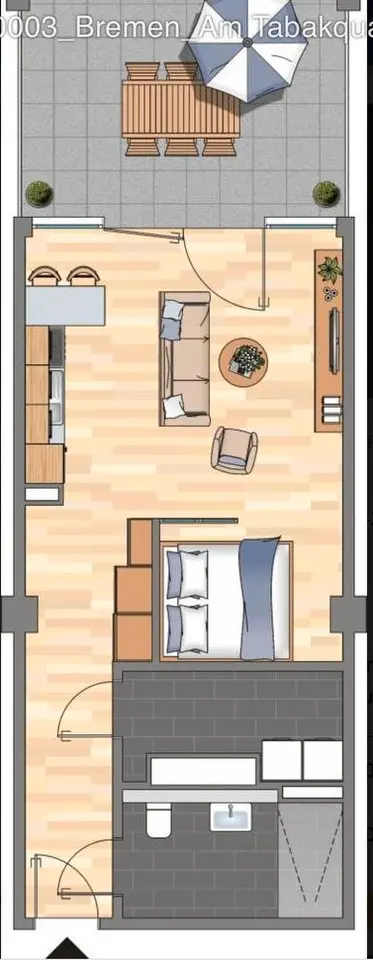 2 Zimmer Wohnung mit 55 m² in Bremen – Bild 5