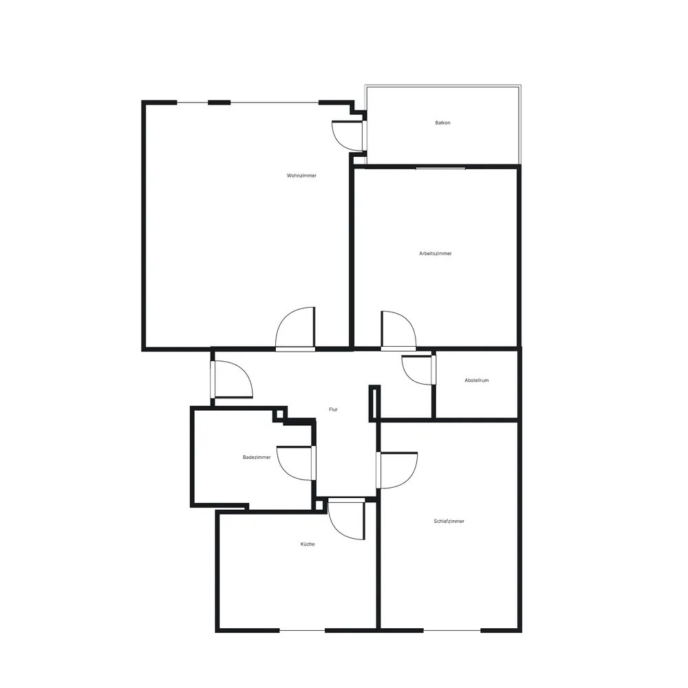 3 Zimmer Wohnung mit 75 m² in Hamburg – Bild 1
