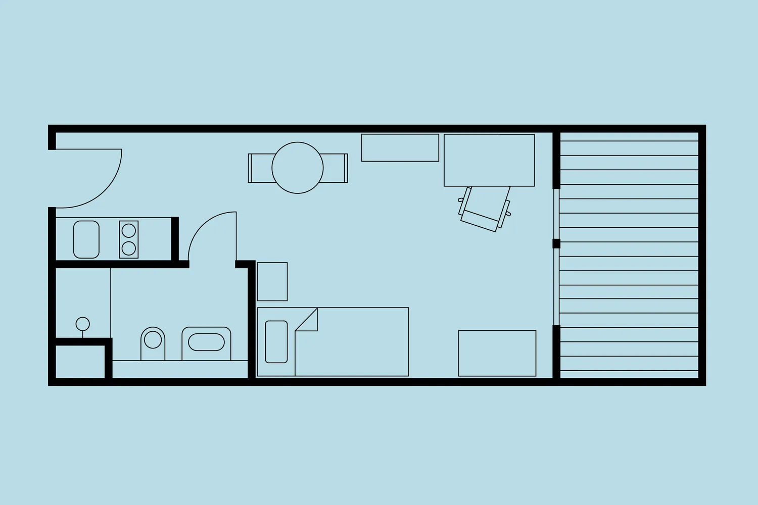 1 Zimmer Wohnung mit 18 m² in Aachen – Bild 7