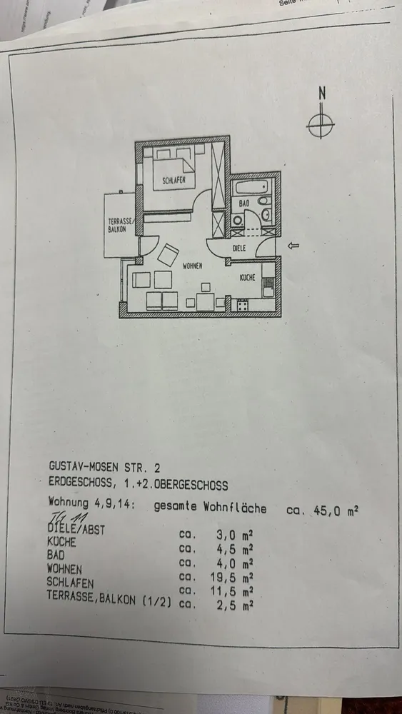 2 Zimmer Wohnung mit 45 m² in Zwickau – Bild 10