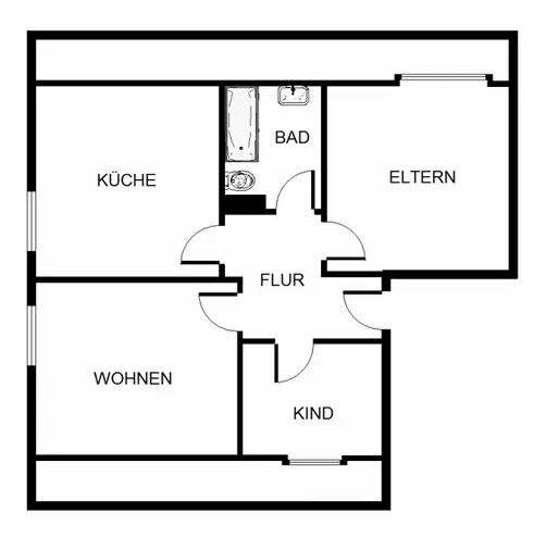 3 Zimmer Wohnung mit 44 m² in Dortmund – Bild 3