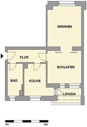2 room apartment with 59 m² in Chemnitz – Photo 2