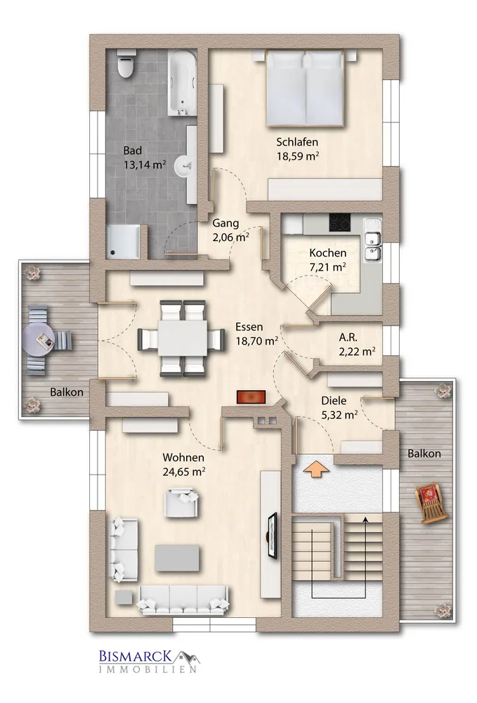 3 Zimmer Wohnung mit 92 m² in Landshut – Bild 10