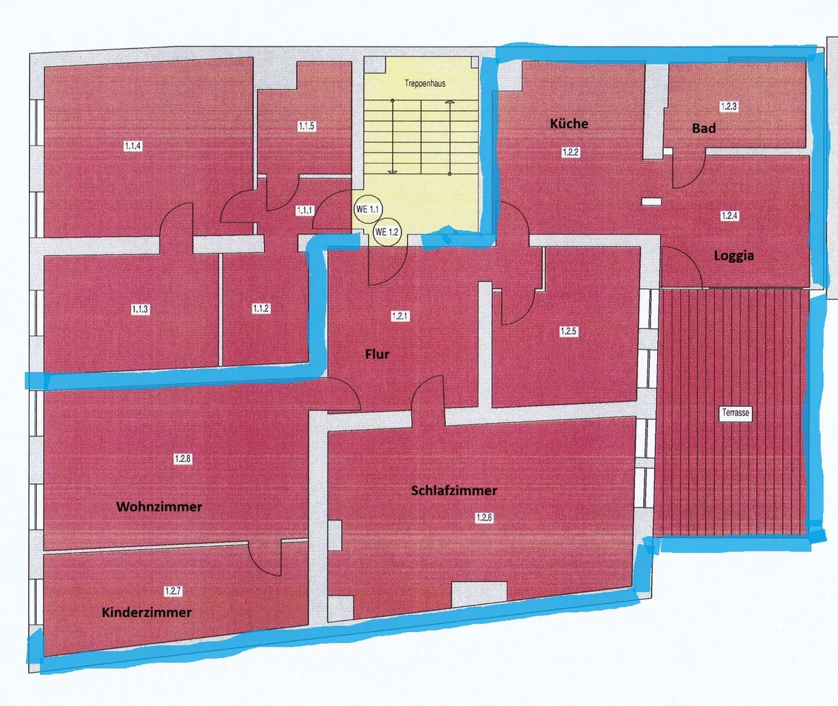 4 Zimmer Wohnung mit 119 m² in Wernigerode – Bild 8