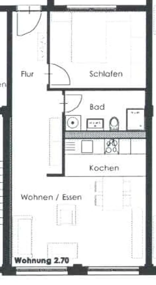 2 Zimmer Wohnung mit 52 m² in Stuttgart – Bild 6