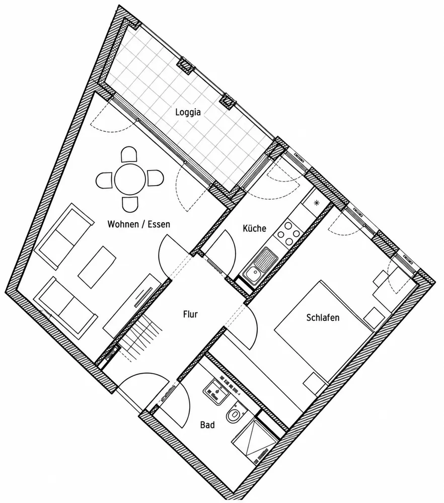 2 Zimmer Wohnung mit 59 m² in Karlsruhe – Bild 10