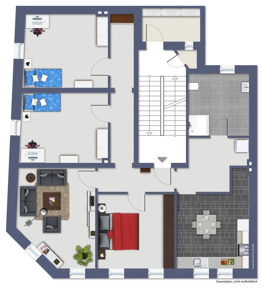 4 Zimmer Wohnung mit 110 m² in Bochum – Bild 4